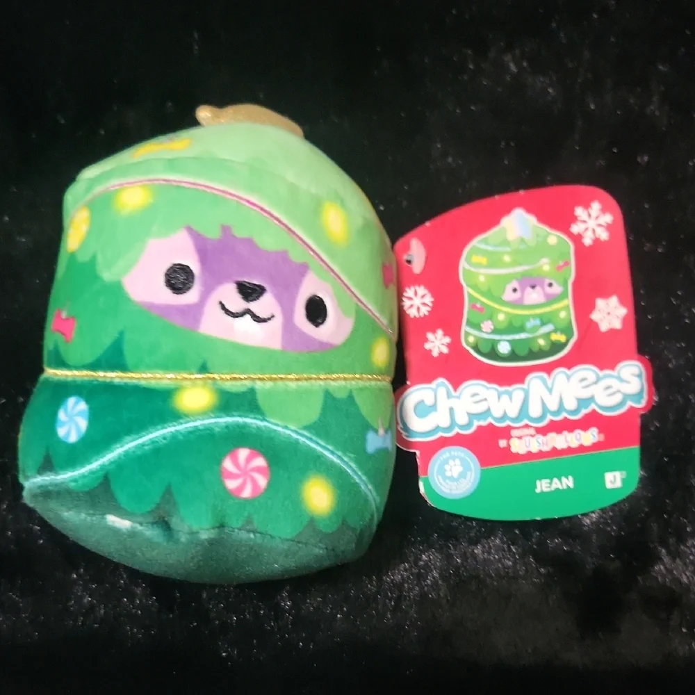 4 Chew Mees SQUISHMALLOW for Dogs Plush Toy Set